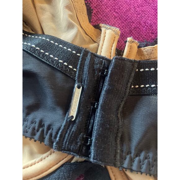 CHANTELLE Rive Gauche Lace Bra 32DDDD 32G Black Sexy Pretty - Picture 5 of 7